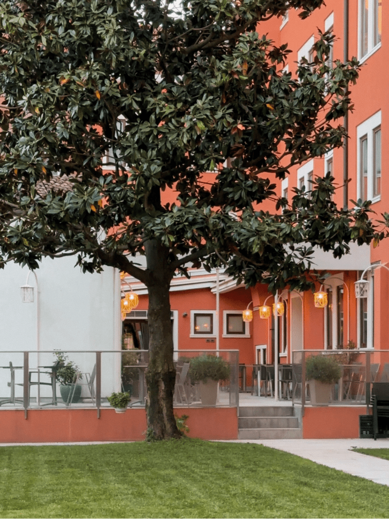 Carnival Palace interior garden