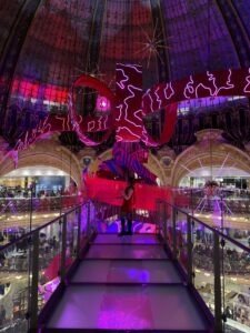 Galleries Lafayette Christmas Tree glass walk