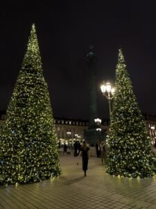 Place Vendôme Christmas Trees